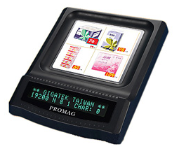 Настольный вакуум-флуоресцентный (VFD) Дисплей покупателя с монетницей DSP802U в Нижнекамске